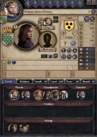Princess Anne of France birth, April 1080.PNG